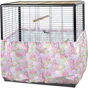 원형 사각형 케이지 패브릭 디자인을 위한 조절 가능한 신축성 드로스트링이 있는 팅크케어 대형 새 스커트