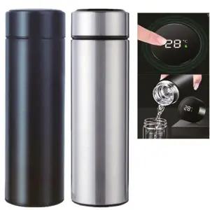 이씀 LED 스마트 온도계 텀블러 500ml 블랙