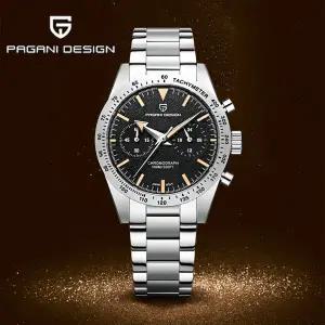 호환  파가니 디자인 문 남성용 쿼츠 시계 2026 신형 남성용 스포츠 크로노그래프 탑 AR 사파이어 스테인리