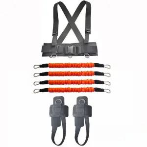 하체 훈련 텐션 로프 저항 밴드 벨트 탄성 피트니스 운동 근력 장비 체육관