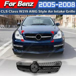호환  메르세데스 CLS-클래스 W219 2005 2006 2007 2008 자동차 전면 범퍼 AMG 스타일 에어 인테이크 그릴