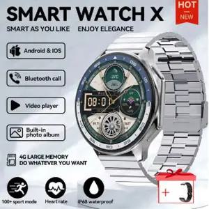 호환 샤오미 호환 CC11 원플러스 6T 스마트워치 MP4 비디오 4GB 블루투스 통화 스마트워치 남성 스포츠 방