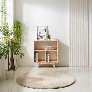 원목 삼나무 책장 2단 거실 낮은 유아 국내생산