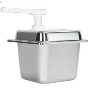 카페 시럼통 업소용 스텐 2L 디스펜서 소스 펌프