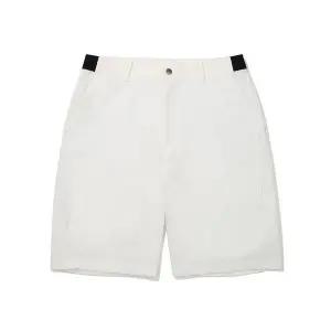 [말본골프] 남성 말본 에센셜 화이트 반바지 153619620