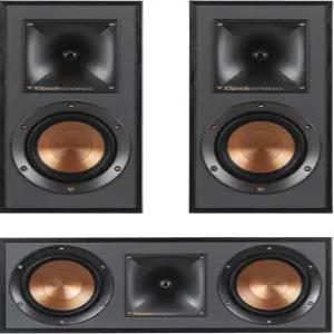 Klipsch R-41M 책장 스피커(페어) 및 R-52C 센터 채널 홈 시어터 번들