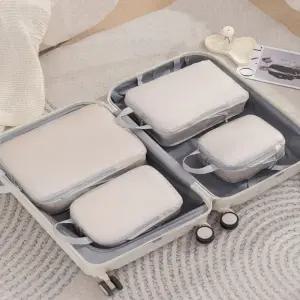 깔끔하고 편안한 여행 압축 가방 정리 파우치 4종세트 ngq6+6GUb