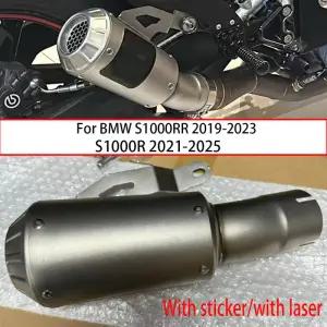아크라포빅 오토바이 배기 시스템 스테인리스 스틸 개조 머플러 BMW S1000RR 2019-2023 S1000R 2021-2025용