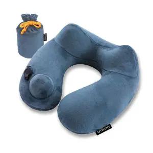 여행용 비행기 에어 목베개 기내용 에어펌프 휴대용 목쿠션 목배게1136242