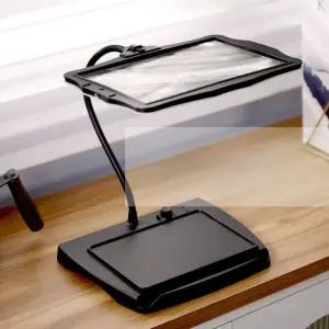 스탠드 돋보기 확대경 독서 led 수리 탁상 고배율 엔틱  빈티지 루페 피부