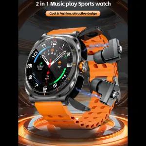 호환  블루투스 헤드셋 스마트워치 2-in-1 블루투스 통화 건강 모니터 피트니스 트래커 안드로이드 IOS용