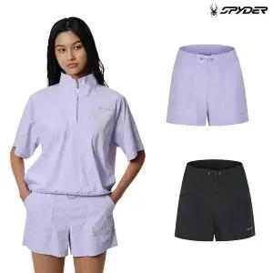 스파이더 여성 3부 경량 우븐 반바지 SPJFCNTR352W MAZ810 EHZ984