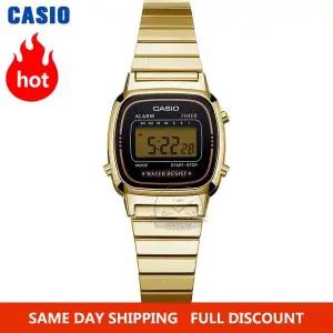 호환  Casio watch 골드 여성 시계 최고 방수 쿼츠 시계 여성 디지털 스포츠 LED가 relogio feminino reloj