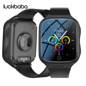 호환   스마트 워치 심박수 건강 관리 음성 채팅 SOS 원격 GPS 트래커 심 Reloj SOS 페르소나스 마요레스