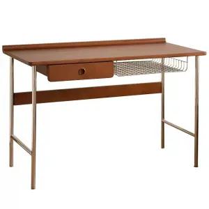 우드책상 일본식 스틸 데스크 책걸상 작은방 화장대 빈티지