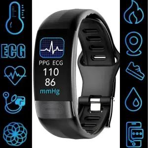 호환  P11 플러스 Smartwatch 남성 여성 심박수 PPG Ecg 혈압 Ekg 건강 팔찌 체온 스포츠 Smartbracelet