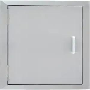 CO-Z 업그레이드된 야외 주방 도어 14인치 W x 20인치 H 304 스테인리스 스틸 싱글 액세스 BBQ 그릴