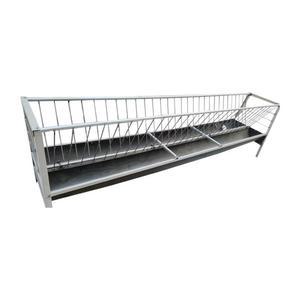 길이 여물통 두꺼운 1m 스틸 밥통 염소 먹이통 1 사료통 여물 먹이 공급기 높이