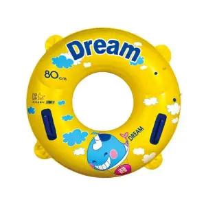 튜브 손잡이 80cm 바다튜브 원형 물놀이튜브 물놀이 드림 튜브(옐로)