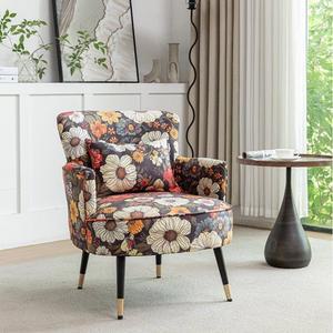 신축성 꽃무늬 인테리어 안락의자 쿠션 포인트 패브릭 커피 157