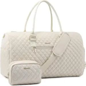 LOVEVBOOK 여행용 더플백 화장실 가방을 든 여성용 위켄더백 신발 수납공간이 있는 오버나이트백 젖은