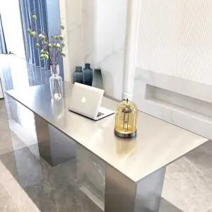 스텐 테이블 대형 매장 스테인레스 탁자 접이식 야외