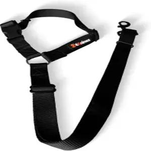 4Knines 헤드레스트 반려견 안전벨트 - 360° 회전 후크로 자동차 여행을 위한 조절 가능한 반려동물 테더