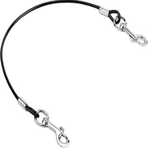 이중 후크 스테인리스 코팅 애완동물 차량 목줄 및 하네스 구속 39인치를 갖춘 차량용 반려견용 반려견