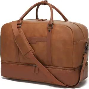 여성용 Woggarl 위켄더 가방 대형 오버나이트 주말 여행용 더플백 여행 비즈니스 체육관용 신발칸 세면도구