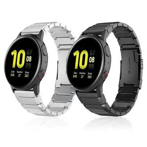 호환  접이식 걸쇠 금속 팔찌 스트랩 에 적합한 워치 액티브 2 44mm 40mm 46mm 42mm 기어 S3 클래식 밴드