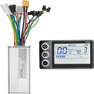 CSBST 24V 36V 48V 전기 자전거 컨트롤러 키트 500W 25A 브러시리스 모터 및 LCD 디스플레이 컨트롤 패널