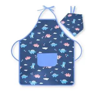 국산 초등 앞치마 두건 세트 유아 방수앞치마 3사이즈