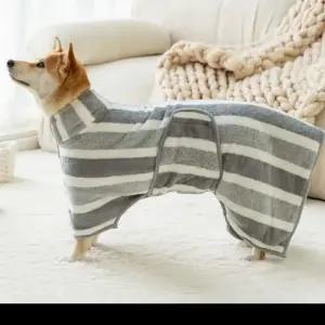 강아지 팻 샤워 가운 타올