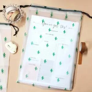 방수파우치 짐정리 반투명 포장 파우치 특대 여행파우치