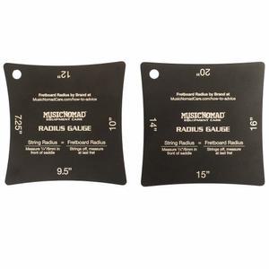 MusicNomad Precision Fretboard 및 String Radius 게이지 도구 2개 세트 (MN603)