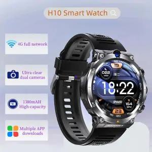 호환  4G Smartwatch 남성 여성 비즈니스 비디오 통화 WiFi GPS 방수 보조베터리 블루투스 스마트 시계 2GB