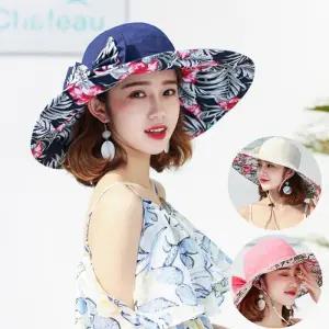 하와이안 플라워 모자