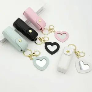 립밤 립스틱 보관 키링 거울 포함 가방 액세서리 kZV6+8gzW