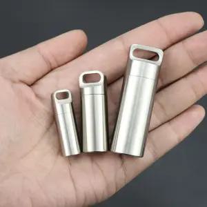 304 케이스 스테인리스 휴대용 스틸 약통 알약통 밀폐수납