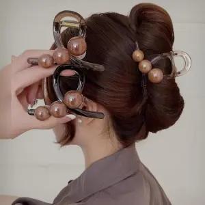 [신상오픈런]여성용 나들이 하프볼 헤어 집게핀 올림머리 고정용 (41007419)