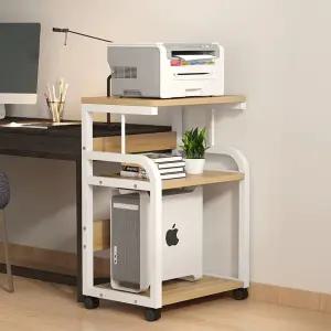 컴퓨터 프린터 거치대 이동식 선반 본체 받침대 프린터기