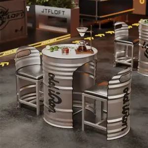 깡통 테이블 포차 감성 인의자 업소용 인테리어 식탁