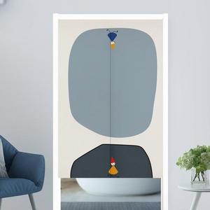 아트 가림막 커튼 이자카야 예면 다이빙 가림막커튼 캐비닛 인테리어 화장실 가벼운 서랍장