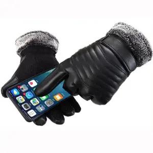스마트 터치장갑 방한용 등산 캠핑 남성장갑 올블랙
