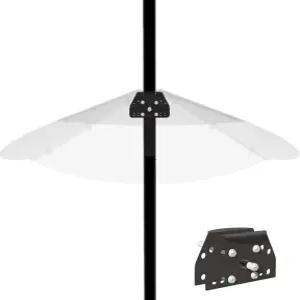 투명한 초두꺼운 PC 소재로 제작된 새 모이통 폴용 해적개미 24인치 다람쥐 배플 야외 양치기 갈고리용