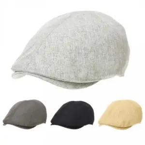 여름 린넨 커풀 캡 모자 헌팅캡 SL3984