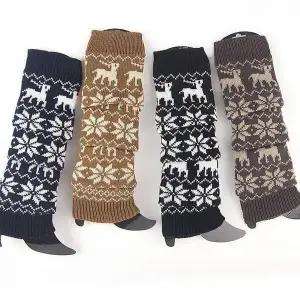 [하프클럽/셀러허브_여성트랜드패션]방한 종아리 눈꽃 겨울 발토시 구성 3