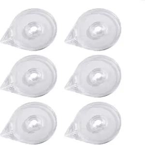 GSHLO 12개 네일 아트 스트라이핑 테이프 라인 디스펜서 케이스 도구 매니큐어 스티커 롤러 홀더