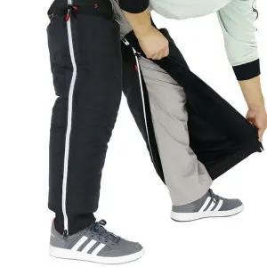 [하프클럽/셀러허브_여성트랜드패션]안전 반사띠 방한 패딩 기모 바이크 발