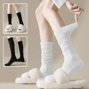 [하프클럽/셀러허브_여성트랜드패션]여성 트위스트 부츠양말 양말 캐주얼